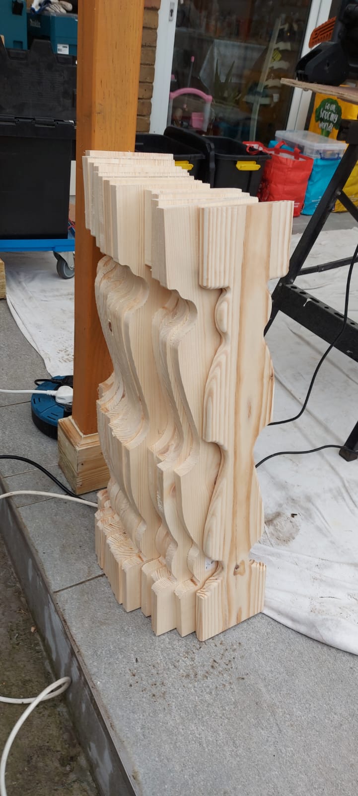 Hand-turned railings, built to last. — 2