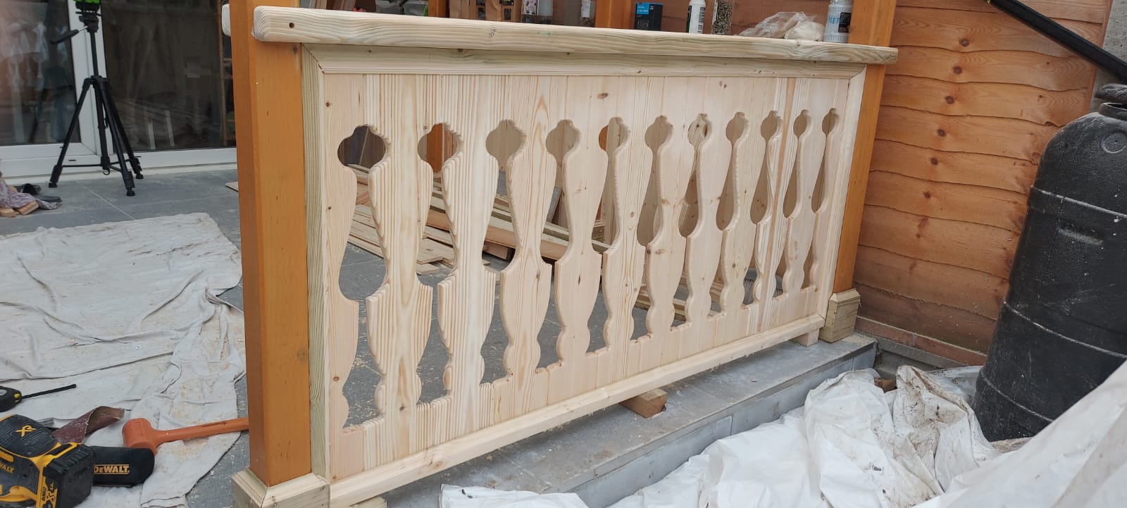 Hand-turned railings, built to last.
